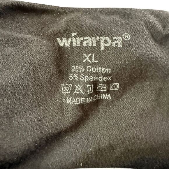 Wirarpa Men's Cotton Blend Ultra Breathable Soft Boxer Briefs Black Size XL - Picture 3 of 6